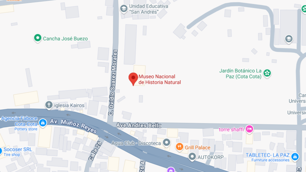Mapa ubicación MNHN